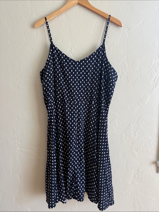 GAP Dresses & Skirts - GAP Navy Dress with White Polka Dots